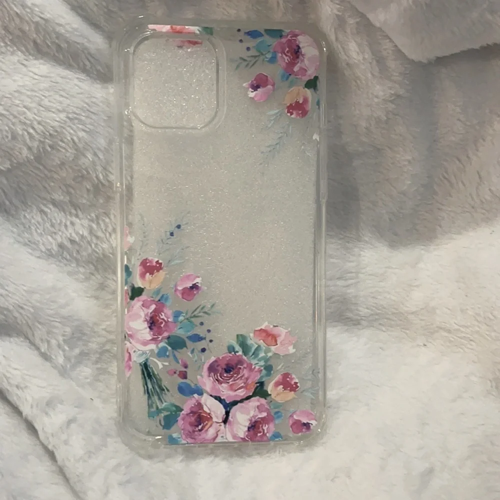 New clear floral phone case - 12 pro max